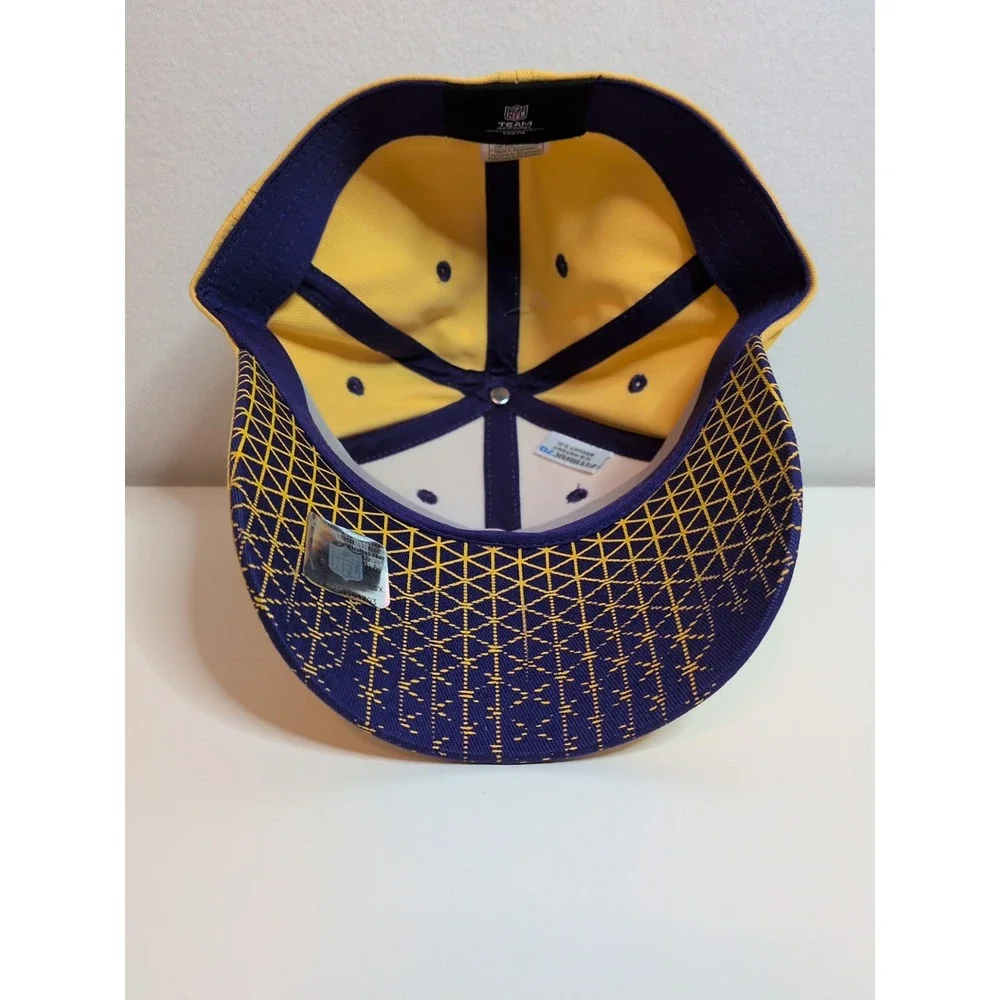 Vikings Yellow Hat Youth One Size‎ Fits Most By NFL Team Apparel New